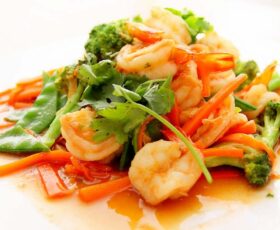 Mushrooms Meat Vegetables Gemuesepiess